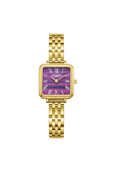 Lee Cooper Women's Analog PURPLE Dial Watch - LC08226.180