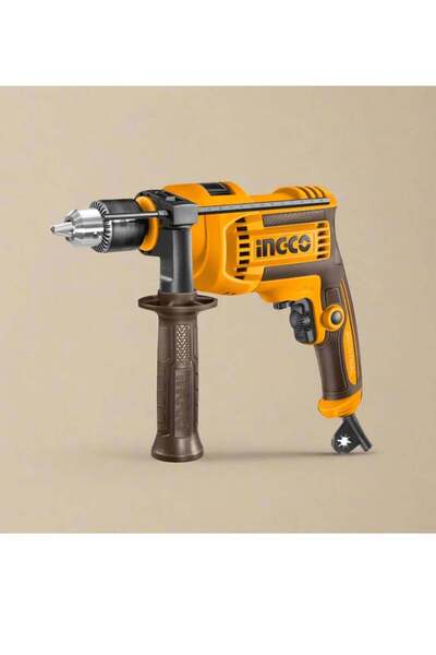 Ingco IMPACT DRILL 710W ID7118 - High-Power 710W Electric Impact Drill, Heavy-Duty, Versatile for Dr