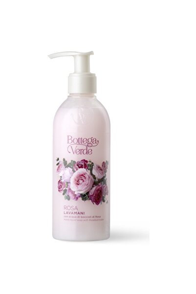 Bottega Verde Săpun lichid, delicat, cu apă de boboc de trandafir - Rosa, 250 ml