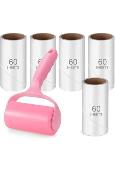 Generic DELFINO Lint Roller, 300 Sheets Lint Roller for Clothes, Pet Hair Remover, Extra Sticky Lint Remover