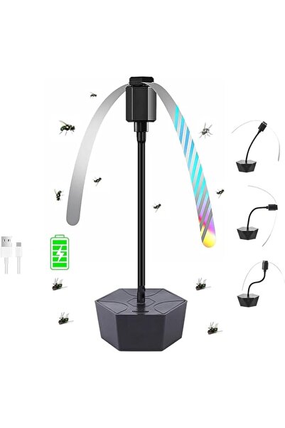 Generic Fly Fans for Tables Rechargeable, Fly Fans for Food, Mosquito Repellent Portable Table Keep Flies Aw