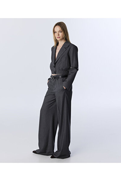 Twist KEMERLİ WIDE LEG FİT PANTOLON