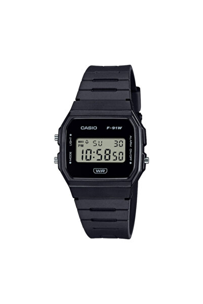 Casio Unisex Digital Grey Dial Watch - F-91WB-1ADF