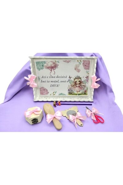 OEM Set tava alba mot/turta 6 piese, personalizat manual