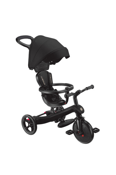 Globber Explorer Trike Convertible Adjustable 4 in 1 Kids Tricycle – Multi Stage Ride On – Black