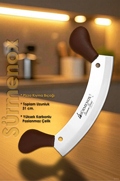 SÜRMENOX Sürmene Kahve Serisi Mutfak Bıçak Seti Et Kıyma Sebze Salata Börek P...