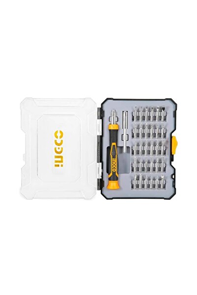 Ingco مجموعة مفكات براغي دقيقة مكونة من 32 قطعة HKSDB0348 مجموعة مفكات براغي احترافية متعددة الأغراض للأجهزة الكهربائية