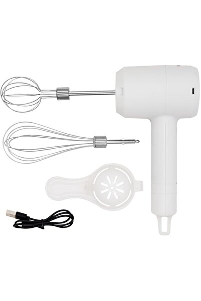 Generic Vabees Wireless Egg Beater 3 Speed Stainless Steel mixer Electric whisk Double Sticks for Kitchen Co