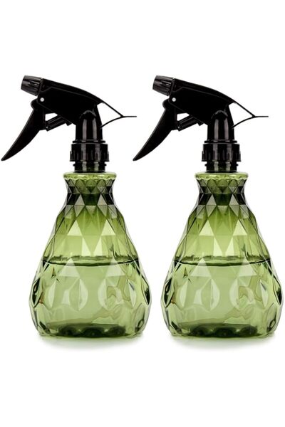 Generic 2 Pcs 500 ml/17 oz Empty Water Spray Bottles, Plastic Reusable Adjustable Mist Sprayer Squirt Bottle