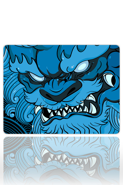 urzuva Blue Oni 48*40 4mm Mousepad – XXL Gaming Oyuncu Mouse Pad 48x40 cm 4mm,