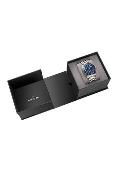 Tornado Men Automatic Dark Blue Dial Watch - T23302-SBSN