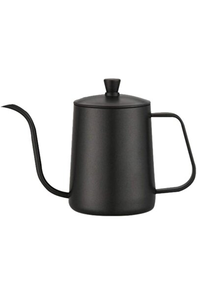 Generic Polifly Perfect 600ml Pour Over Kettle Coffee Maker Stainless Steel Gooseneck Drip Tea Pot Jug - Bla