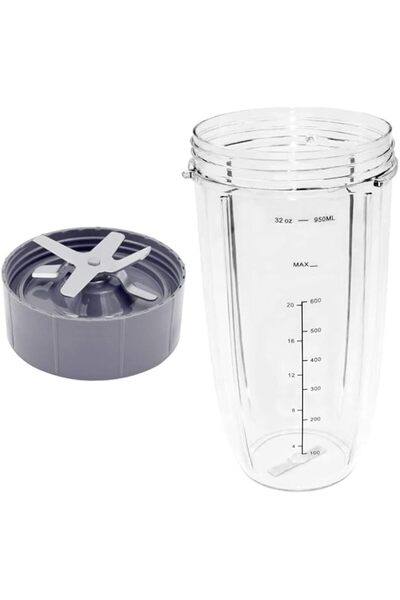 Generic طقم استبدال الأكواب والشفرات NutriBullet 32 أونصة من BIDIHOME، مناسب ...