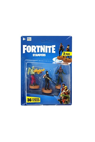 Fortnite Set 3 x Figurine Stampers, Love Ranger, Shadow Ops & Fly Trap