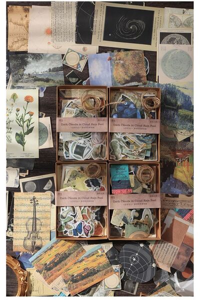 SF SCRAPBOOK KIRTASİYE Scrapbook /200 Parça Doğa Temalı Scrapbooking Journal ...