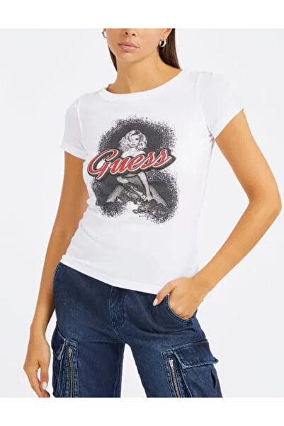 Guess Tricou, alb