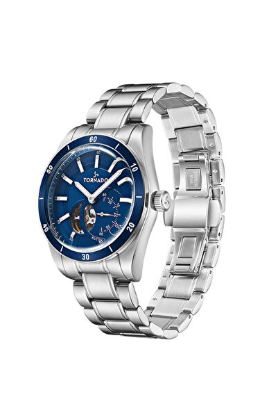 Tornado Men Automatic Dark Blue Dial Watch - T23302-SBSN
