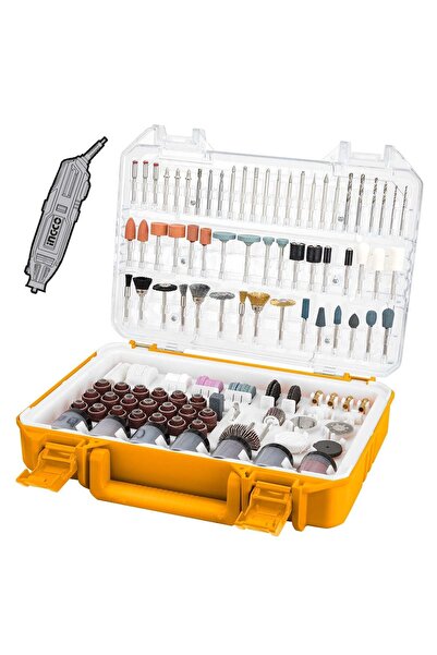 Ingco مجموعة ملحقات المثقاب الصغير AKMG4208 - مجموعة ملحقات أدوات دوارة متعددة الأغراض كاملة لـ P