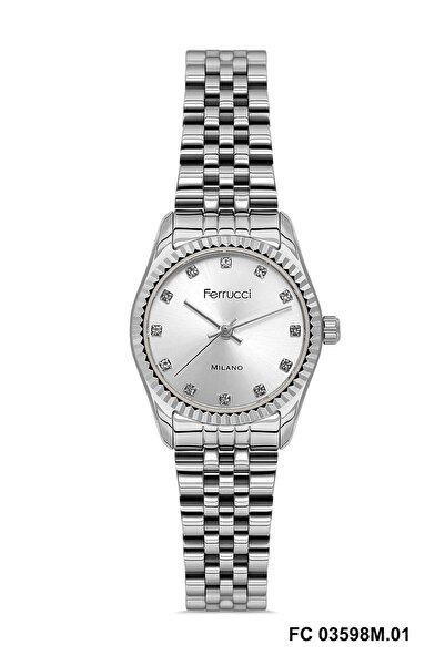 Ferrucci Fc03598M.01 Silver Color 25 mm Women's Wristwatch