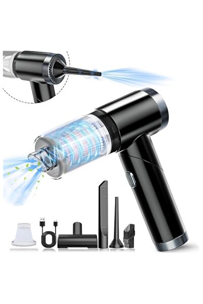 Generic مكنسة كهربائية صغيرة من فلاهوم، مكنسة كهربائية محمولة للسيارة بقوة 90...