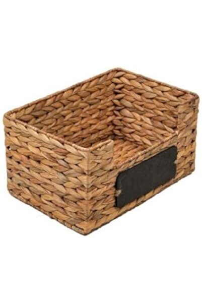 Generic Homesmiths Medium Water Hyacinth Storage Basket 28 x 19 x 15 cm