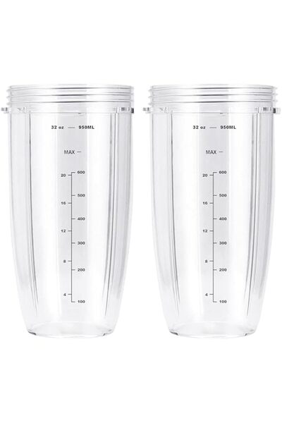 Generic أواسيس جالور، قطعتان من أكواب الخلاط البديلة سعة 32 أونصة، 【3 خيارات ...