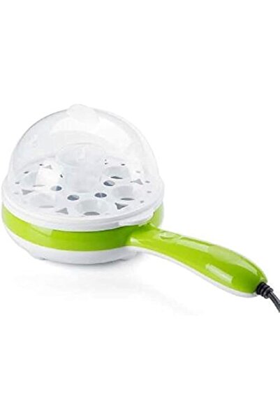 Generic AKSHAR ENTERPRISE 2 in 1 Single Layer Egg Boiler Steamer Cooker with Handle and Capacity of 7 Eggs |