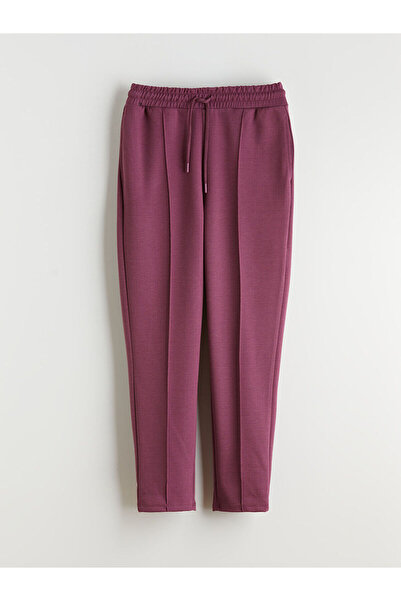 LC Waikiki Γυναικείο Φούτερ Plum Elastic Waist
