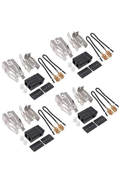 Generic طقم مقابس موقد رومالون المُحسّن 330031، قطع غيار بديلة للموقد/الموقد، يستبدل 81439