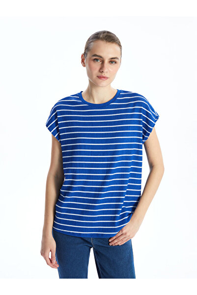 LC Waikiki Peak New Season Crew Neck Striped Women's T-Shirt