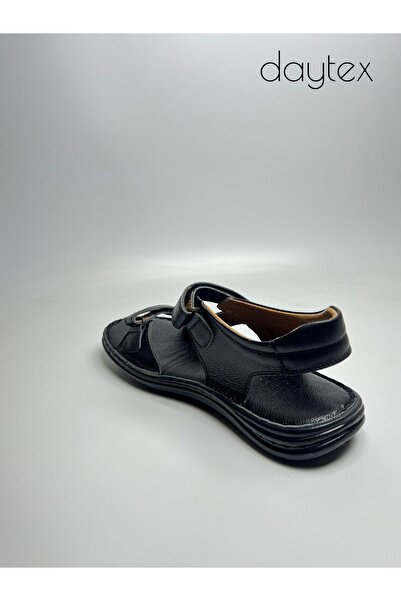 Daytex Genuine Leather Orthopedic Velcro Anatomical Sole Sandals Comfortable Lightweight