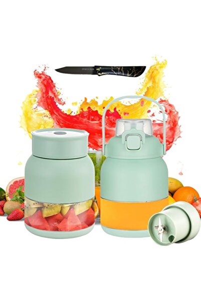 Generic خلاط عصير محمول ممتاز - محرك 70 وات، سعة 500 مل، بطارية طويلة الأمد ب...