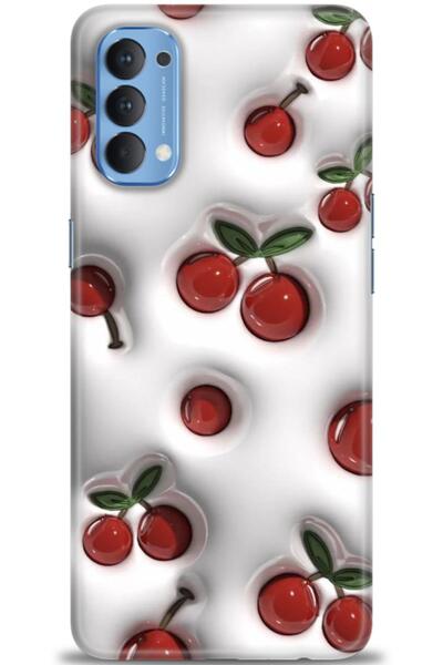 OPPO Reno 4 Uyumlu Kılıf HD Baskılı Kapak - Tasarım Silikon Kılıf - 113