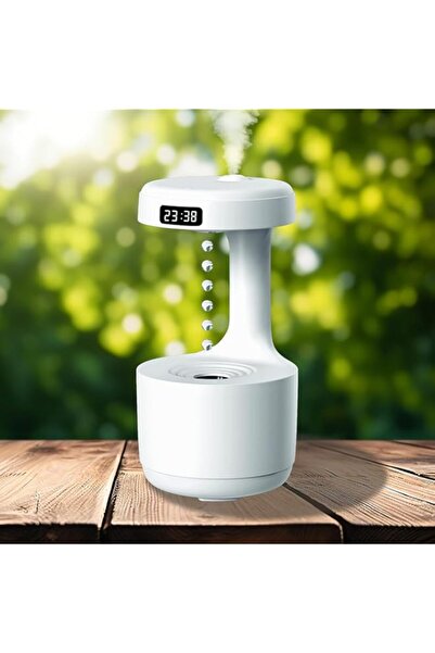 Generic مرطب هواء مضاد للجاذبية، مرطب هواء سعة 600 مل لغرفة النوم، مرطب هواء بارد صامت، مرطب هواء مكتبي بمنفذ USB