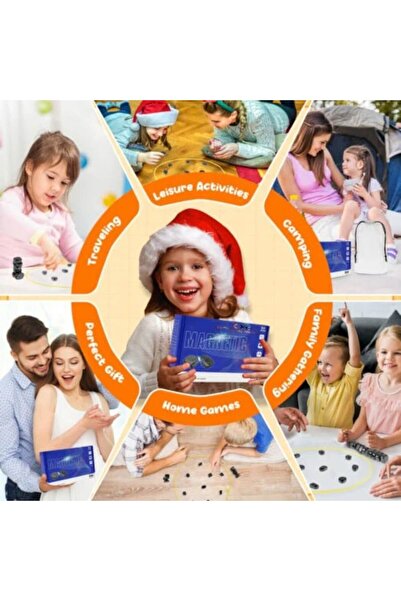 Stone Magnetic Game, 30 Magnets, up to 6 Players, for Ages 9+