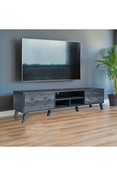 DEC22 Distinctive TV table with a modern design, 180 cm