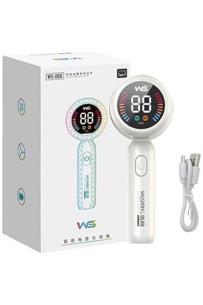 Generic Excefore Fabric Shaver for Clothing, Ultra Quiet Sweater Shaver with Power Display, Six Tooth Blade,