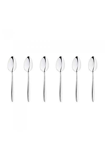 Inoxriv Set of 6 ANNIE mocha coffee spoons, 18/10 stainless steel, L11cm, 3mm thickness, glossy finish