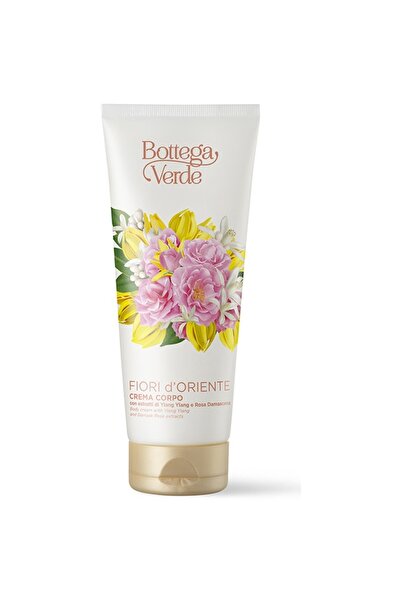 Bottega Verde Hydrating Body Cream with Rose Extract and Ylang Ylang - Fiori d'Oriente, 200 ML
