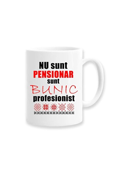 OEM Cană personalizată pentru bunic cu mesajul: „Nu sunt pensionar, sunt buni...