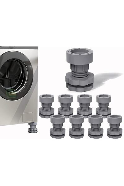 Generic وسادات خزنة المضادة للاهتزاز لدعم الغسالة، مع خاصية إلغاء الصدمات والضوضاء القابلة للتعديل للمجفف