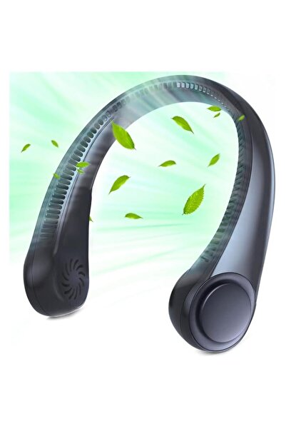 Generic مروحة بريتزكر المحمولة للرقبة، تعمل بالبطارية، سعة 4000 مللي أمبير/ساعة، بدون استخدام اليدين، مروحة شخصية قابلة للارتداء