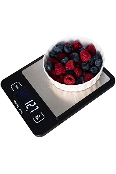 Generic ميزان طعام رقمي من ريجوفينس كيتشن - يقيس 4 وحدات مختلفة - سهل الاستخدام - قياس وزن الطعام