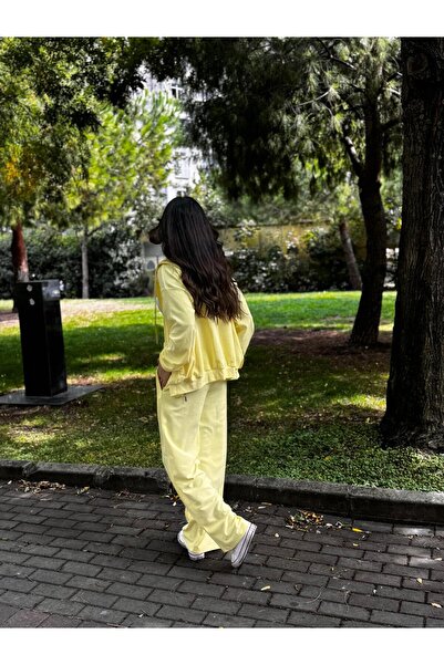 AXXEL Kadın Sarı Eşofman Takım-T1319