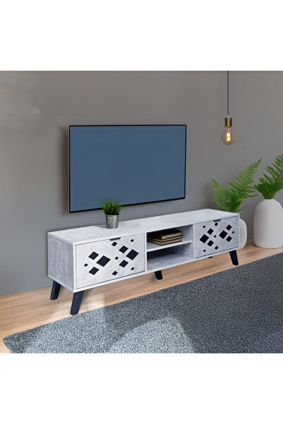 DEC22 طاولة تليفزيون مميزة بتصميم عصرى مقاس 160 سم