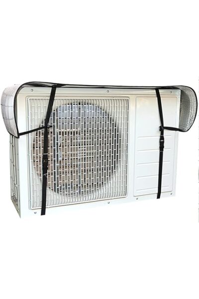 Generic أغطية مكيفات الهواء للوحدات الخارجية، 85 × 40 × 0.5 سم غطاء من الألومنيوم السميك المقاوم للماء