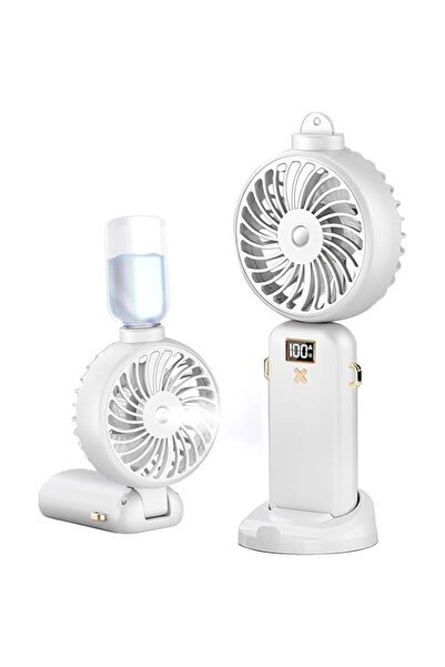 Generic [مُحسَّن] مروحة رذاذ محمولة قابلة لإعادة الشحن، مروحة رذاذ شخصية تعمل بالبطارية