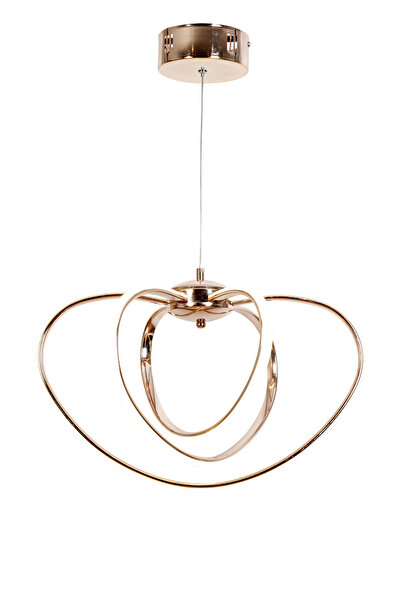 Avonni Elma Modern Avize LED 42W 45x40cm Alüminyum Profil Bakır Avonni-AV-616...