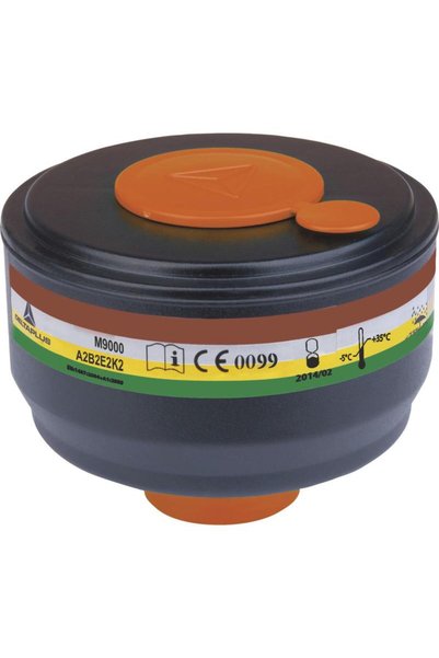 Delta Plus M9300 Tam Yüz Maske İçin M9000 ABEK2 Yedek Filtre Kiti