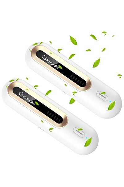 Generic 3Clock 2pcs Mini USB Fridge Deodorizer - Portable Rechargeable Refrigerator Deodorizer Reusable - Re